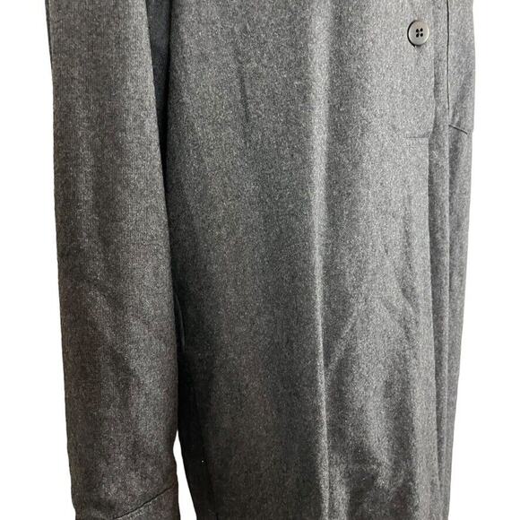 Madwell Womens Charcoal Gray Wool Blend Stretch Shirt Shift Dress sz Small S - Picture 3 of 16